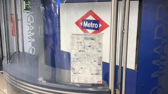 Señalización del metro de Madrid